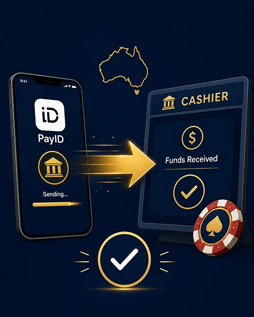 New PayID casino deposit flow